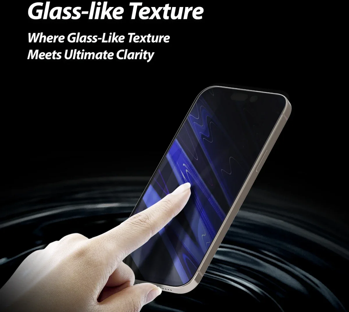 Whitestone UV Gen iPhone 15 Screen Protector UV-Licht Folie (2-Pack) afbeelding 5