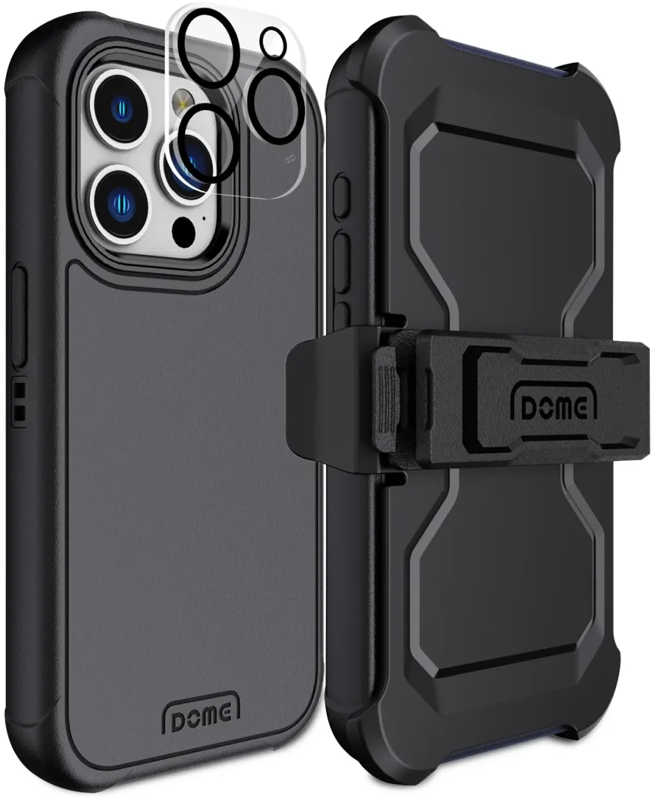 Whitestone Aegis Apple iPhone 15 Pro Hoesje Full Protect Cover Zwart afbeelding 1