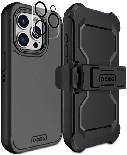 Whitestone Aegis Apple iPhone 15 Pro Hoesje Full Protect Cover Zwart afbeelding 1