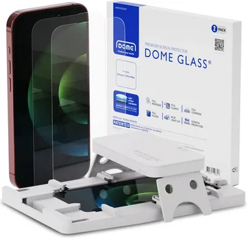 Whitestone Dome Glass iPhone 15 Pro Max Screen Protector (2-Pack)