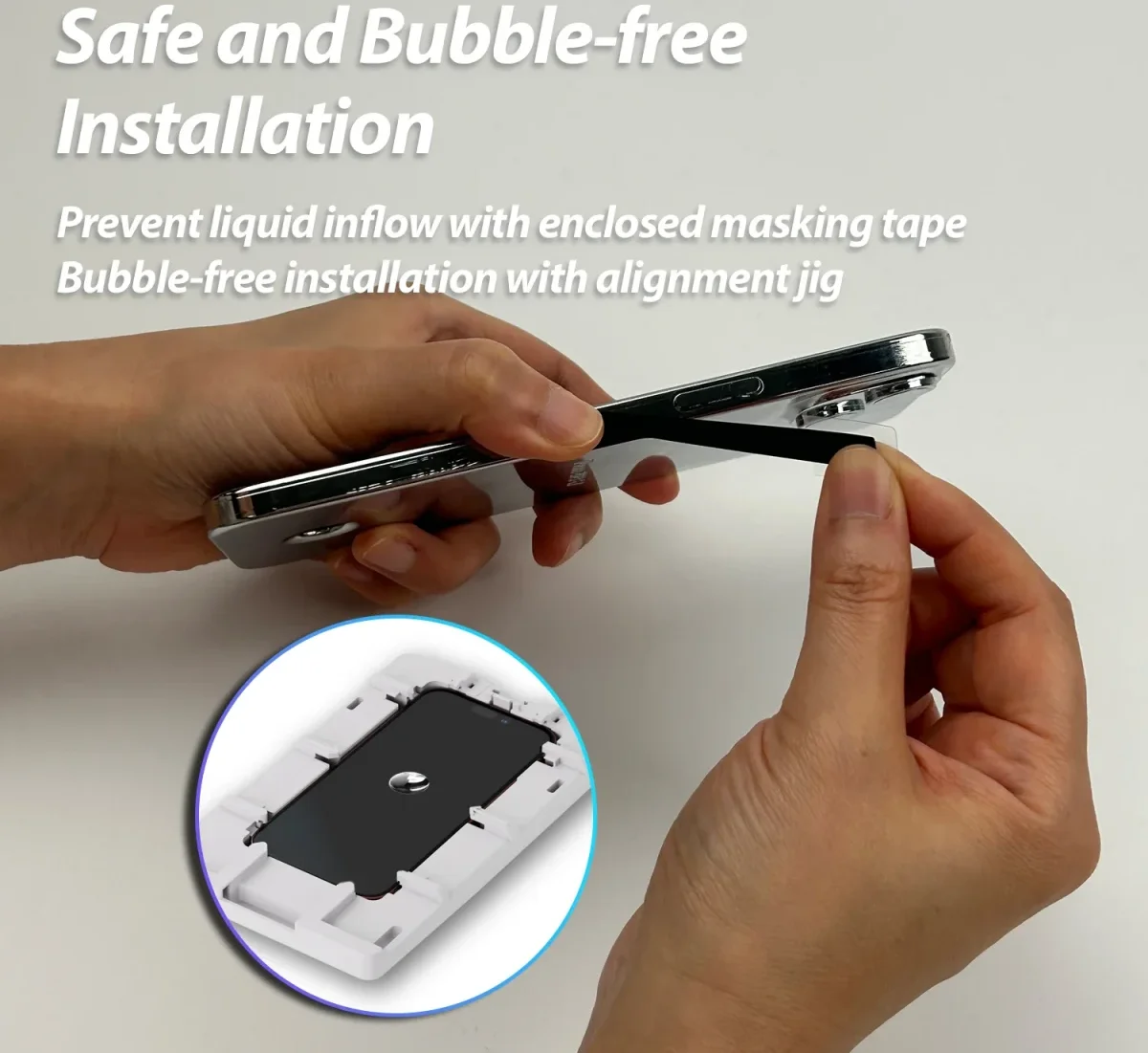 Whitestone Dome Glass iPhone 15 Pro Max Screen Protector (2-Pack) afbeelding 4
