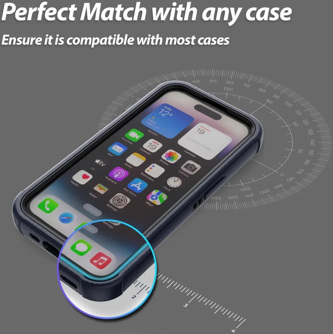 Whitestone Dome Glass iPhone 15 Pro Max Screen Protector (2-Pack) afbeelding 7