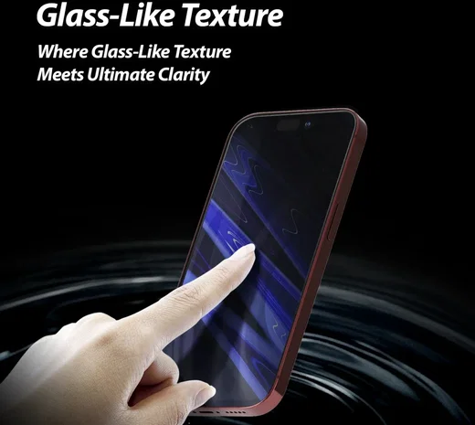 Whitestone iPhone 15 Pro Max Screen Protector UV-Licht Folie (2-Pack) afbeelding 5