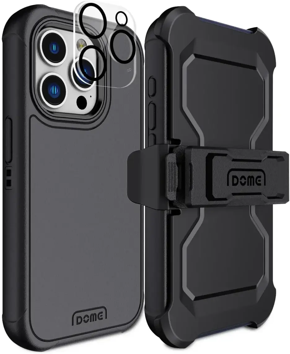 Whitestone Aegis iPhone 15 Pro Max Hoesje Full Protect Cover Zwart afbeelding 1