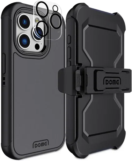 Whitestone Aegis iPhone 15 Pro Max Hoesje Full Protect Cover Zwart afbeelding 1