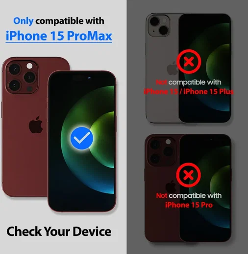Whitestone Aegis iPhone 15 Pro Max Hoesje Full Protect Cover Zwart afbeelding 5