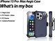 Whitestone Aegis iPhone 15 Pro Max Hoesje Full Protect Cover Zwart afbeelding 10