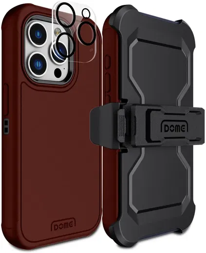 Whitestone Aegis iPhone 15 Pro Max Hoesje Full Protect Cover Rood afbeelding 1