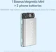 Baseus Megattach 10.000 mAh Powerbank Compact Met MagSafe Blauw 20W afbeelding 7