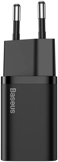 Baseus Super-Si USB-C Snellader Quick Charge 25W Zwart afbeelding 2