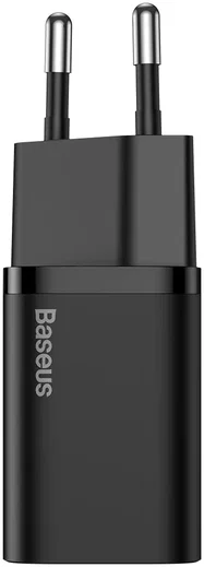 Baseus Super-Si USB-C Snellader Quick Charge 25W Zwart afbeelding 4
