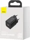 Baseus Super-Si USB-C Snellader Quick Charge 25W Zwart afbeelding 8