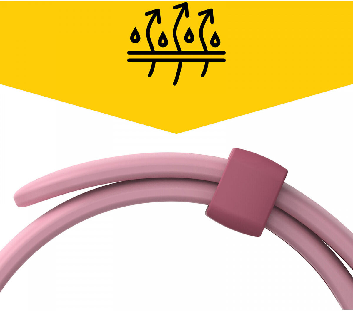 OtterBox Apple Watch Bandje - 1-10/SE - 42/41/40/38MM - Siliconen - Roze afbeelding 7