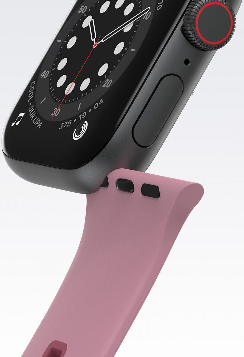 OtterBox Apple Watch Bandje - 1-10/SE - 42/41/40/38MM - Siliconen - Roze afbeelding 3