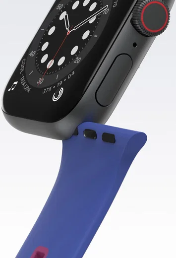 OtterBox Apple Watch Bandje - 1-10/SE - 42/41/40/38MM - Siliconen - Rood afbeelding 3
