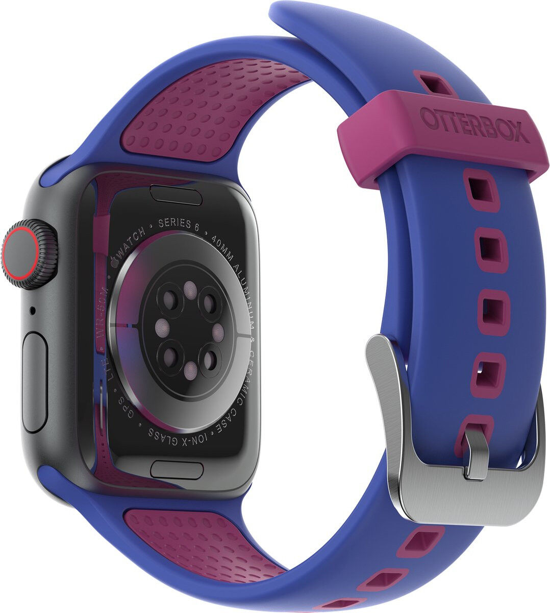 OtterBox Apple Watch Bandje - 1-10/SE - 42/41/40/38MM - Siliconen - Rood afbeelding 1