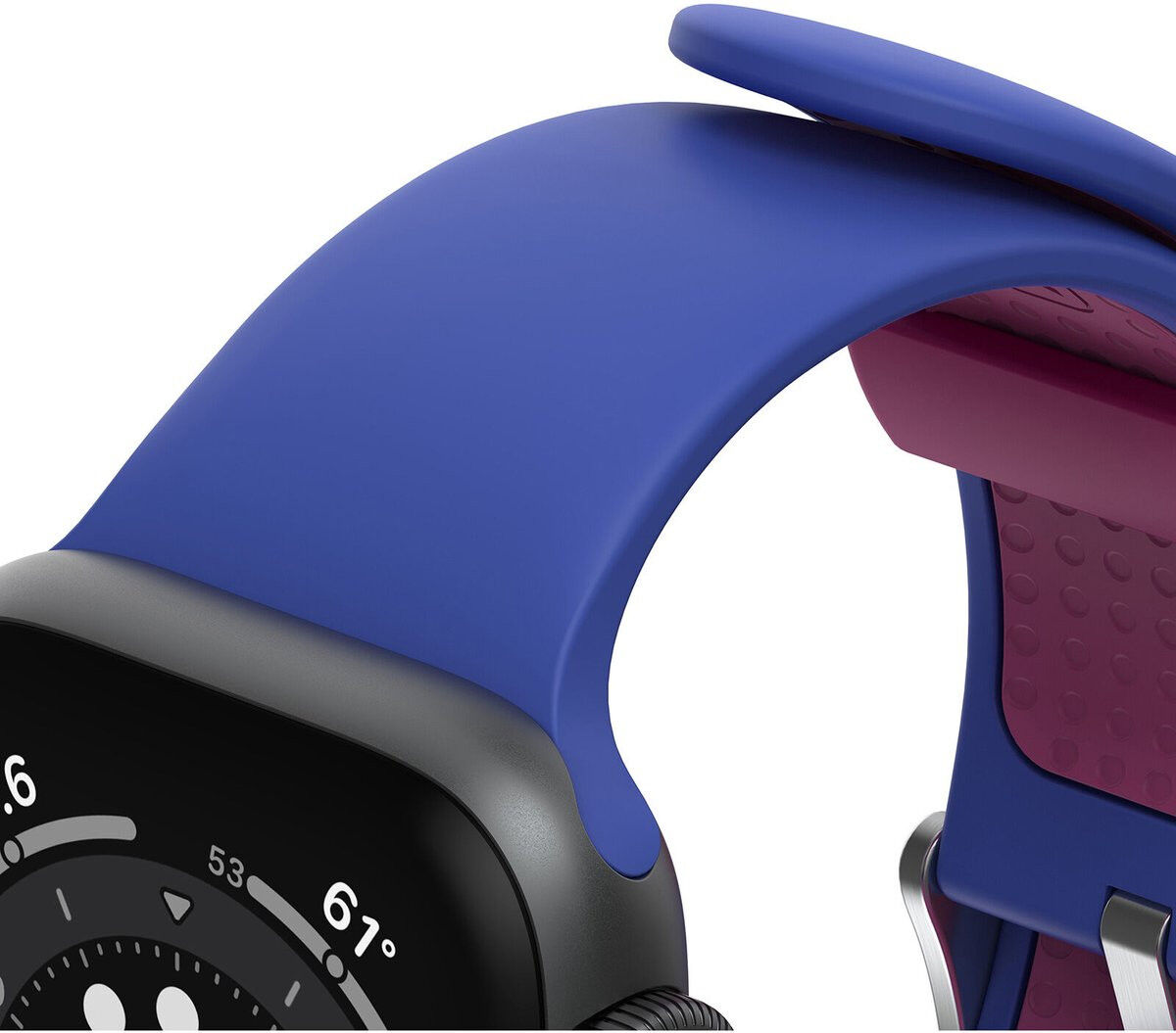 OtterBox Apple Watch Bandje - 1-10/SE - 42/41/40/38MM - Siliconen - Rood afbeelding 6