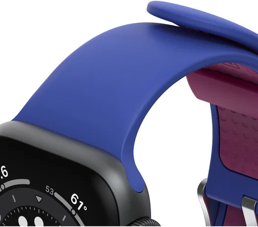 OtterBox Apple Watch Bandje - 1-10/SE - 42/41/40/38MM - Siliconen - Rood afbeelding 6