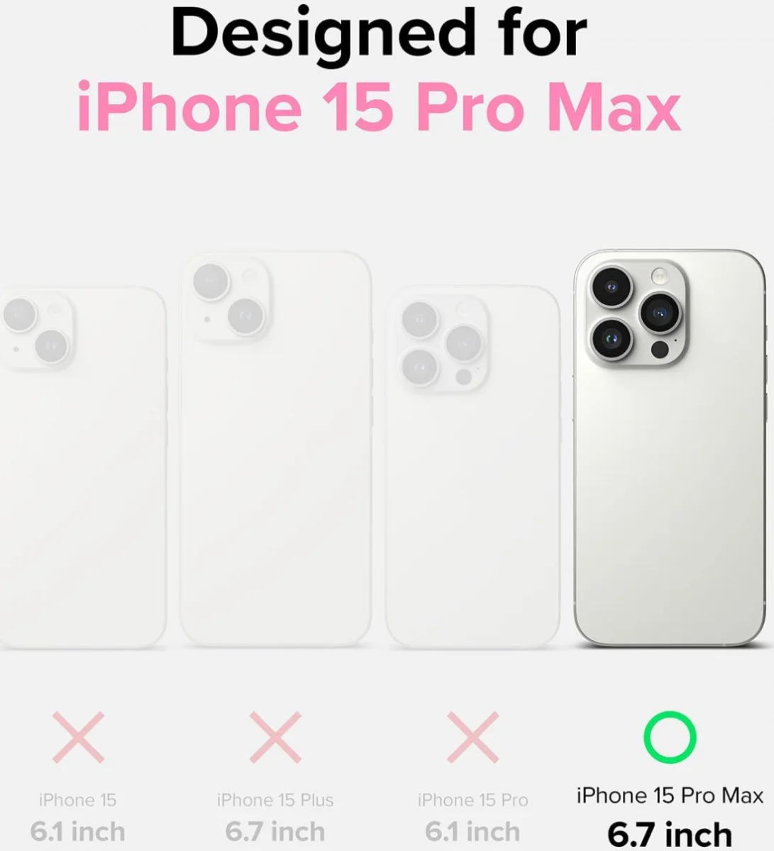 Ringke Fusion Card iPhone 15 Pro Max Hoesje Kaarthouder Transparant afbeelding 5