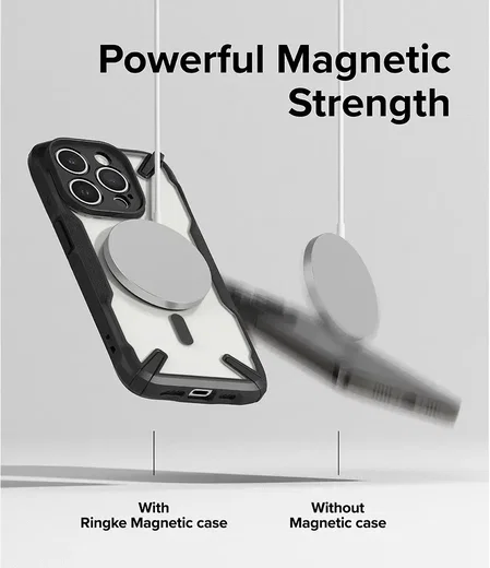 Ringke Fusion X Magnetic Apple iPhone 15 Pro Max Hoesje MagSafe Zwart afbeelding 10
