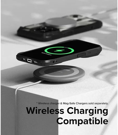 Ringke Fusion X Magnetic Apple iPhone 15 Pro Max Hoesje MagSafe Zwart afbeelding 11