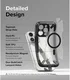 Ringke Fusion X Magnetic Apple iPhone 15 Pro Max Hoesje MagSafe Zwart afbeelding 5