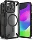 Ringke Fusion X Magnetic Apple iPhone 15 Pro Max Hoesje MagSafe Zwart afbeelding 2
