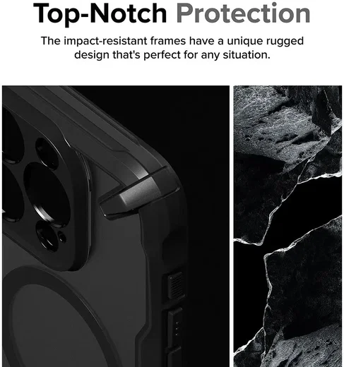 Ringke Fusion X Magnetic Apple iPhone 15 Pro Max Hoesje MagSafe Zwart afbeelding 8