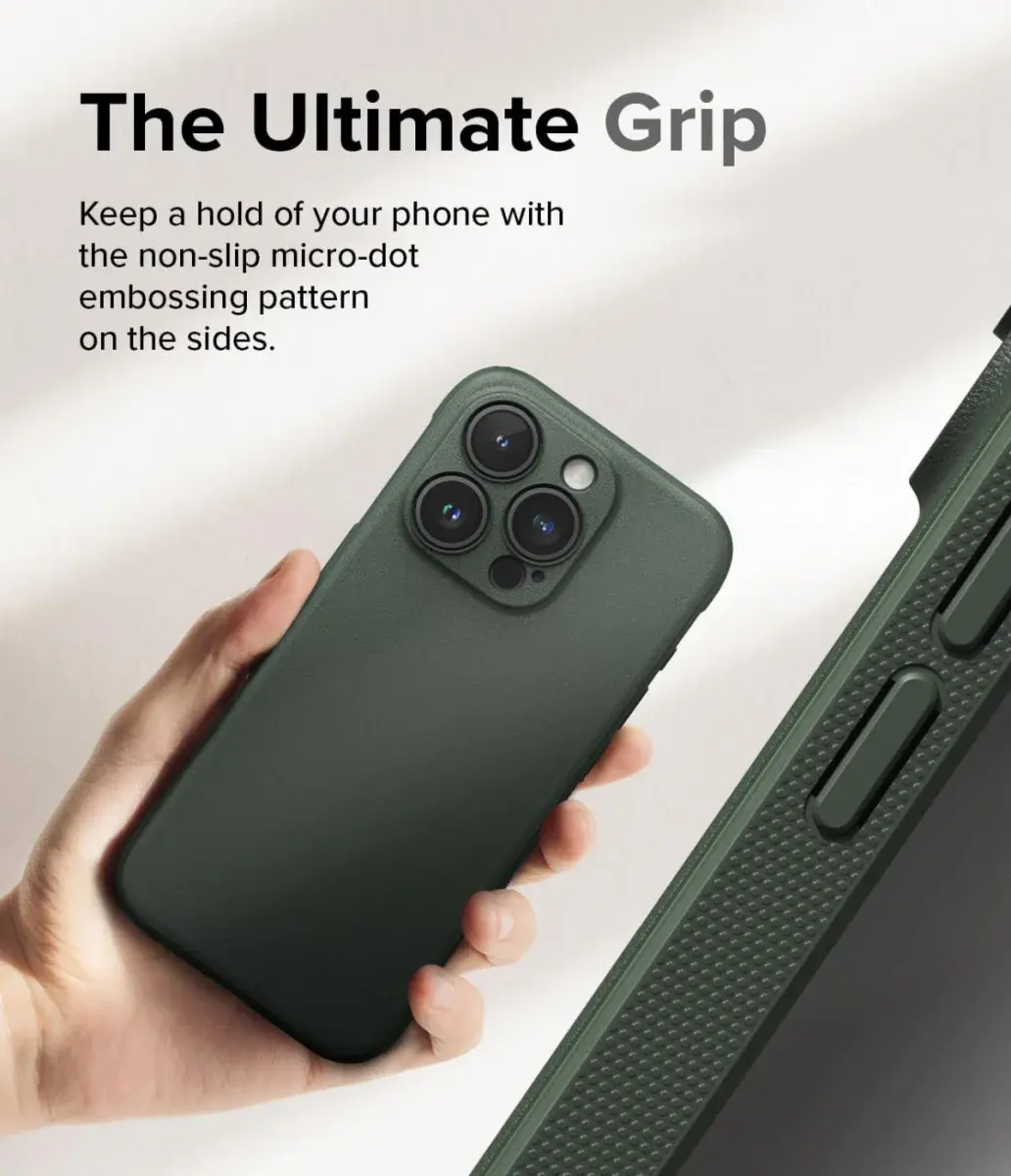 Ringke Onyx iPhone 15 Pro Max Hoesje Flexibel TPU Back Cover Groen afbeelding 4