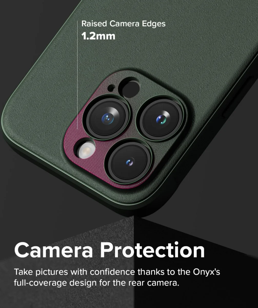 Ringke Onyx iPhone 15 Pro Max Hoesje Flexibel TPU Back Cover Groen afbeelding 7