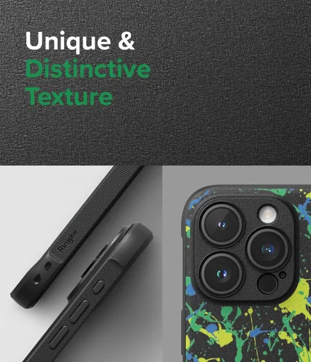Ringke Onyx Design Apple iPhone 15 Pro Max Hoesje Flexibel TPU Paint afbeelding 5
