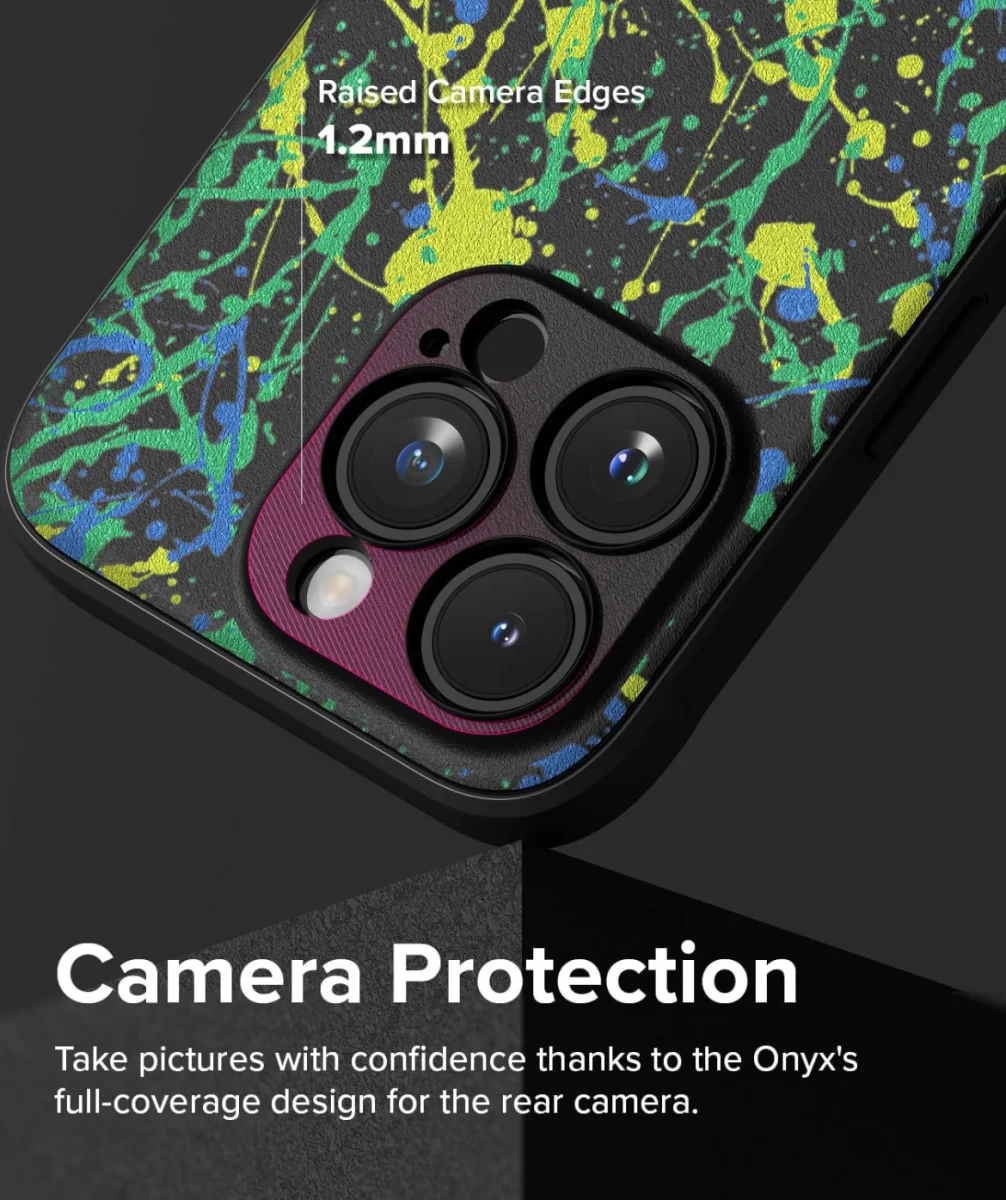 Ringke Onyx Design Apple iPhone 15 Pro Max Hoesje Flexibel TPU Paint afbeelding 8
