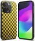 Ringke Onyx Design iPhone 15 Pro Max Hoesje Flexibel TPU Checkerboard afbeelding 1
