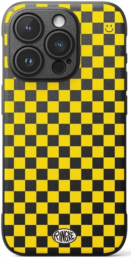 Ringke Onyx Design iPhone 15 Pro Max Hoesje Flexibel TPU Checkerboard afbeelding 12