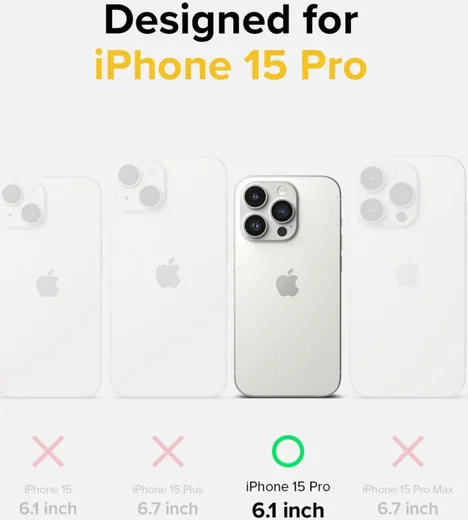 Ringke Onyx Design iPhone 15 Pro Max Hoesje Flexibel TPU Checkerboard afbeelding 7