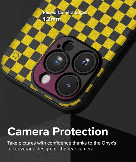 Ringke Onyx Design iPhone 15 Pro Max Hoesje Flexibel TPU Checkerboard afbeelding 8