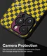 Ringke Onyx Design iPhone 15 Pro Max Hoesje Flexibel TPU Checkerboard afbeelding 8