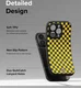 Ringke Onyx Design iPhone 15 Pro Max Hoesje Flexibel TPU Checkerboard afbeelding 9