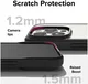Ringke Fusion Bold iPhone 15 Pro Max Hoesje Back Cover Matte Zwart afbeelding 10