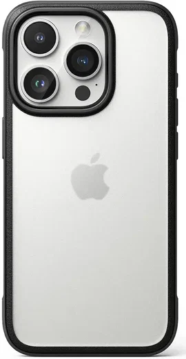 Ringke Fusion Bold iPhone 15 Pro Max Hoesje Back Cover Matte Zwart afbeelding 14