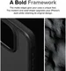 Ringke Fusion Bold iPhone 15 Pro Max Hoesje Back Cover Matte Zwart afbeelding 4