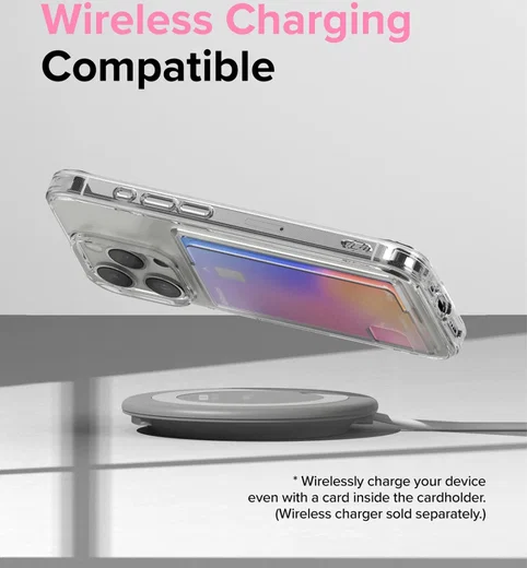 Ringke Fusion Card Apple iPhone 15 Pro Hoesje Kaarthouder Transparant afbeelding 10