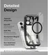 Ringke Fusion X Magnetic Apple iPhone 15 Pro Hoesje MagSafe Zwart afbeelding 6