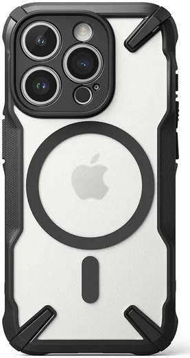 Ringke Fusion X Magnetic Apple iPhone 15 Pro Hoesje MagSafe Zwart afbeelding 13