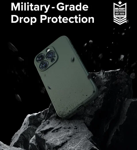 Ringke Onyx Apple iPhone 15 Pro Hoesje Flexibel TPU Back Cover Groen afbeelding 3