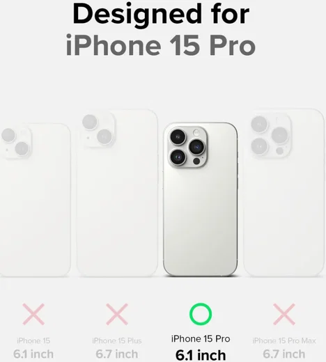 Ringke Onyx Apple iPhone 15 Pro Hoesje Flexibel TPU Back Cover Groen afbeelding 6