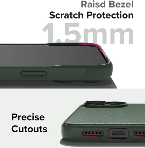 Ringke Onyx Apple iPhone 15 Pro Hoesje Flexibel TPU Back Cover Groen afbeelding 9