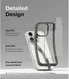 Ringke Fusion Bold Apple iPhone 15 Pro Hoesje Back Cover Grijs afbeelding 6