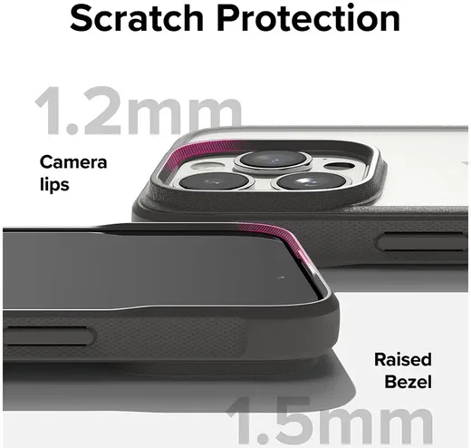 Ringke Fusion Bold Apple iPhone 15 Pro Hoesje Back Cover Grijs afbeelding 10