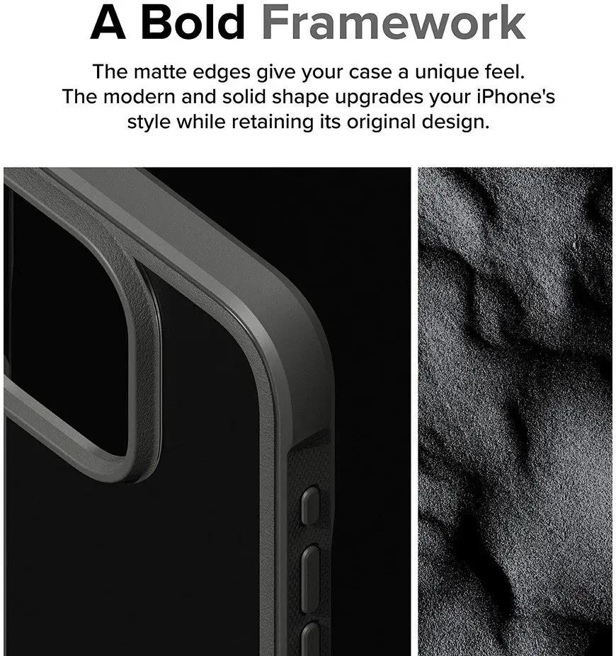 Ringke Fusion Bold Apple iPhone 15 Pro Hoesje Back Cover Grijs afbeelding 4